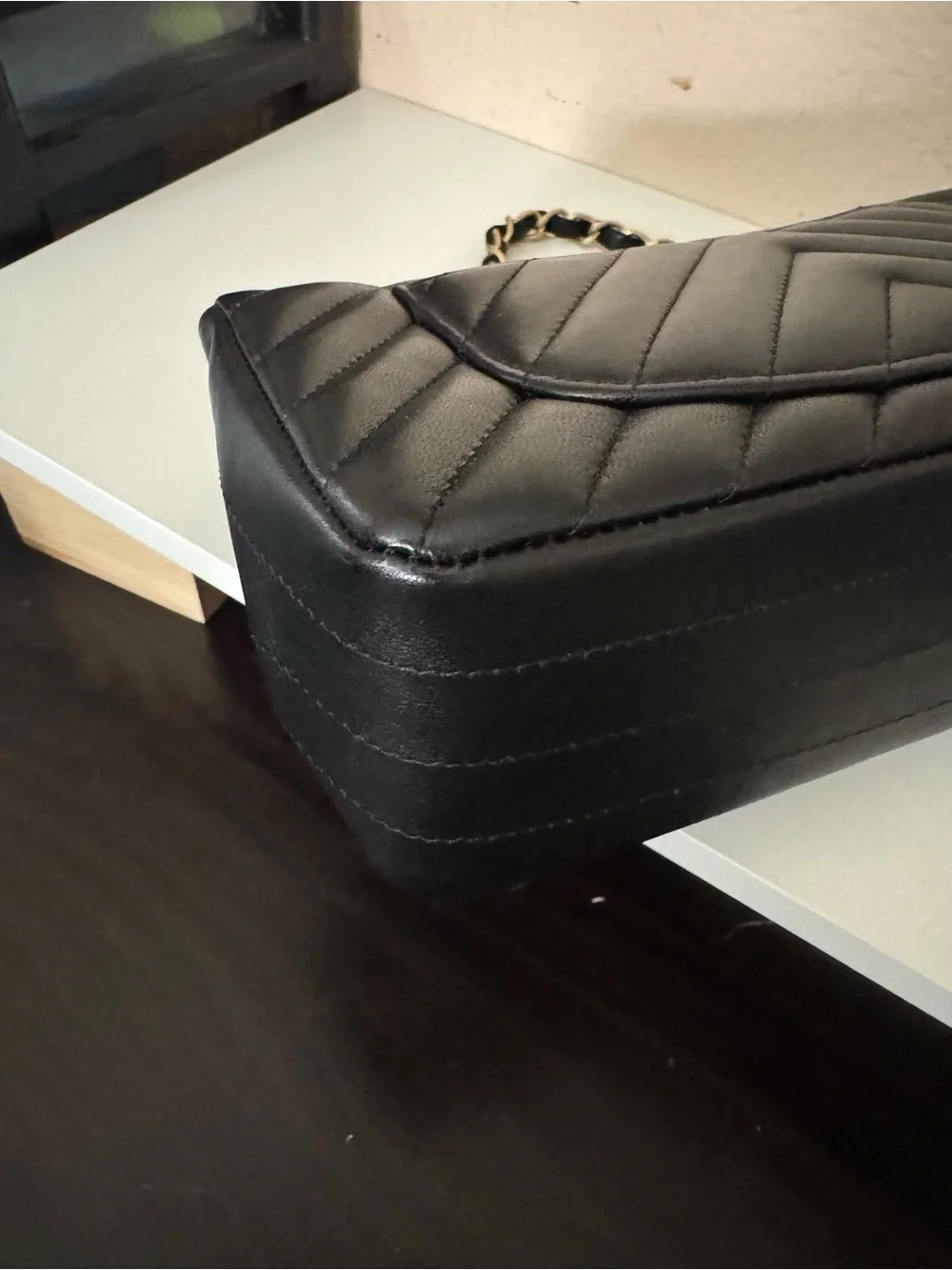 CHANEL classic chevron